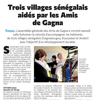 Article du journal Libération Champagne (21/04/2026) Libération Champagne 21 avril 2026